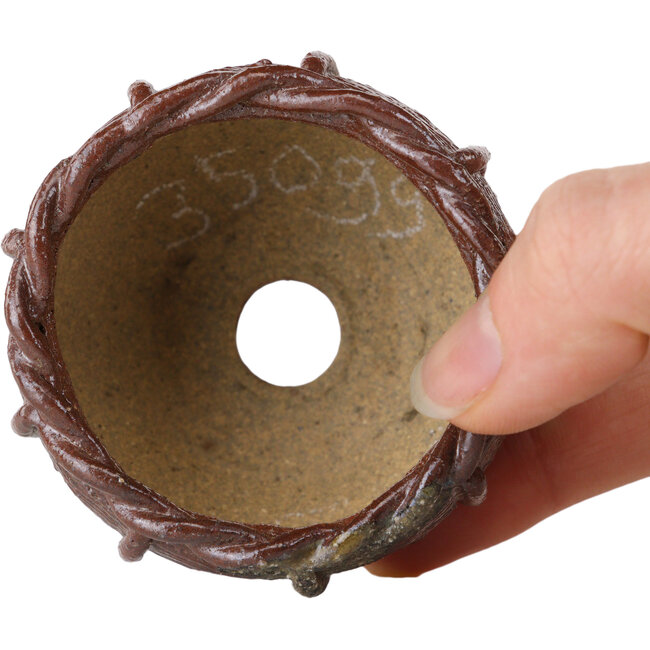 Maceta de bonsái sin esmaltar de Kotobuki (Bonsa) - 60 x 60 x 40 mm