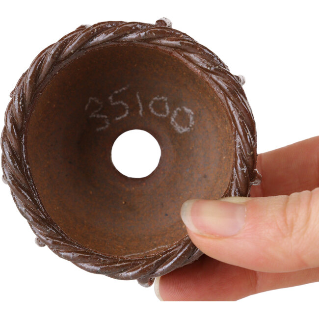 Maceta de bonsái sin esmaltar de Kotobuki (Bonsa) - 65 x 65 x 45 mm