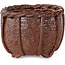 Pot à bonsaï non émaillé en forme de panier de Kotobuki (Bonsa) - 62 x 62 x 45 mm