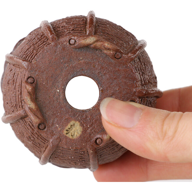 Pot à bonsaï non émaillé en forme de panier de Kotobuki (Bonsa) - 62 x 62 x 45 mm