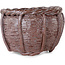 Basket unglazed bonsai pot by Kotobuki (Bonsa) - 62 x 62 x 45 mm