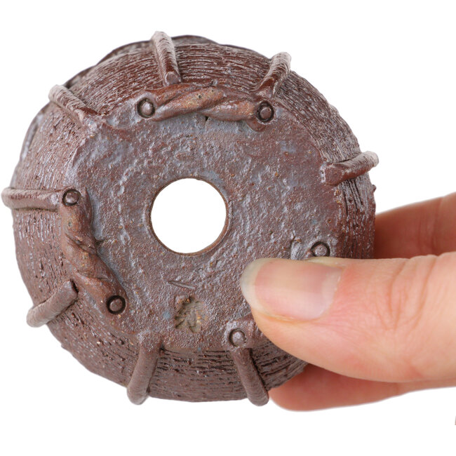 Ongeglazuurde bonsai-mand van Kotobuki (Bonsa) - 62 x 62 x 45 mm