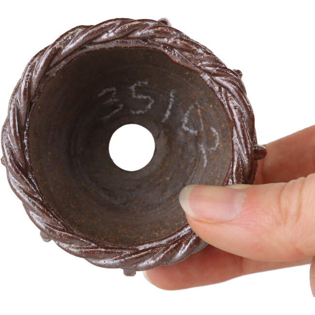 Maceta de bonsái sin esmaltar de Kotobuki (Bonsa) - 62 x 62 x 45 mm