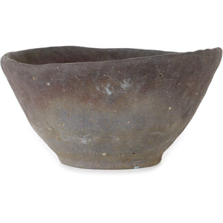  Bunzan Vaso bonsai rotondo da 130 mm non smaltato di Bunzan (Seto), Seto, Giappone