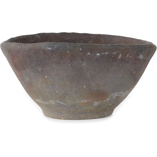 Runder, unglasierter Bonsai-Topf von Bunzan (Seto) – 130 x 130 x 65 mm