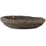 Round unglazed bonsai pot by Bunzan (Seto) - 90 x 90 x 20 mm