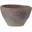 Runder, unglasierter Bonsai-Topf von Bunzan (Seto) – 105 x 105 x 62 mm