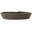 Round unglazed bonsai pot by Bunzan (Seto) - 110 x 110 x 20 mm