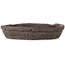 Round unglazed bonsai pot by Bunzan (Seto) - 110 x 110 x 20 mm