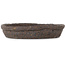 Round unglazed bonsai pot by Bunzan (Seto) - 110 x 110 x 20 mm