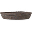 Runder, unglasierter Bonsai-Topf von Bunzan (Seto) – 110 x 110 x 20 mm