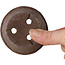 Pot à bonsaï rond non émaillé de Bunzan (Seto) - 65 x 65 x 33 mm