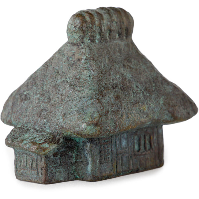 Vaso bonsai in bronzo Hut - 45 x 33 x 38 mm