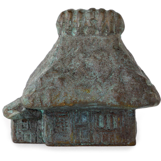 Vaso bonsai in bronzo Hut - 45 x 33 x 38 mm