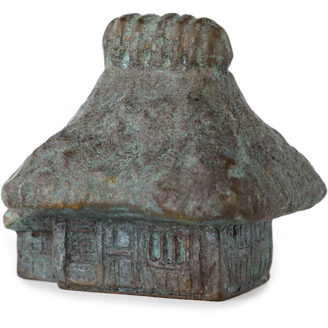 Vaso bonsai in bronzo Hut - 45 x 33 x 38 mm