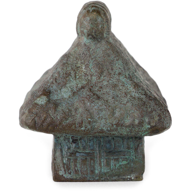 Bronzen bonsaipot in hutvorm - 45 x 33 x 38 mm