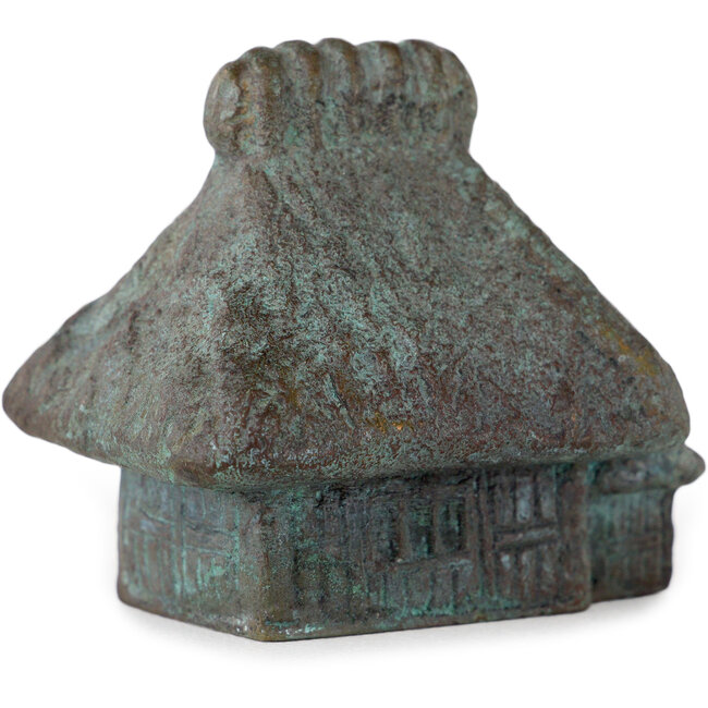 Vaso bonsai in bronzo Hut - 45 x 33 x 38 mm