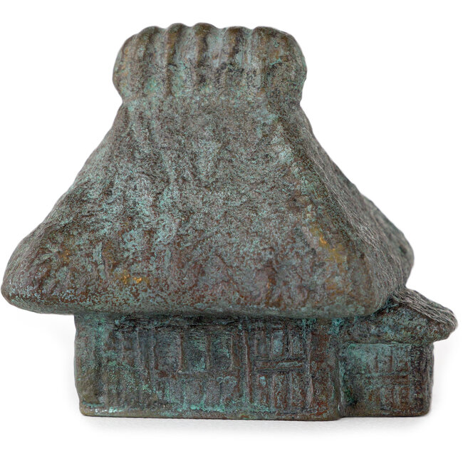 Hut bronze bonsai pot - 45 x 33 x 38 mm