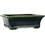 Vaso bonsai rettangolare verde di Terahata Satomi Mazan - 250 x 215 x 82 mm