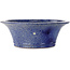 Ronde blauwe bonsaipot van Shuhou - 447 x 447 x 160 mm