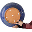 Ronde blauwe bonsaipot van Shuhou - 447 x 447 x 160 mm