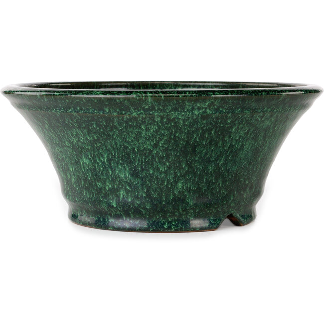 Runder grüner Bonsai-Topf von Shuhou – 300 x 300 x 126 mm