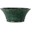 Vaso bonsai rotondo verde di Shuhou - 300 x 300 x 126 mm