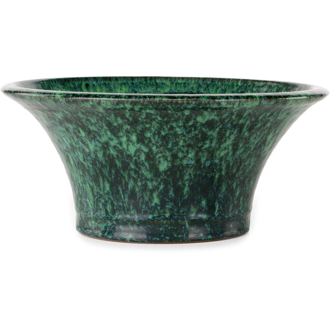 Pot rond vert pour bonsaï de Shuhou - 272 x 272 x 122 mm