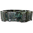 Ovale bruin-groene bonsaipot van Shuhou - 183 x 154 x 55 mm