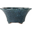 Maceta redonda azul para bonsái de Shuhou - 305 x 305 x 145 mm