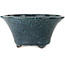 Maceta redonda azul para bonsái de Shuhou - 305 x 305 x 145 mm