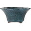 Vaso bonsai rotondo blu di Shuhou - 305 x 305 x 145 mm