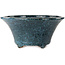 Runder blauer Bonsai-Topf von Shuhou – 305 x 305 x 145 mm