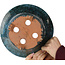 Ronde blauwe bonsaipot van Shuhou - 245 x 245 x 136 mm