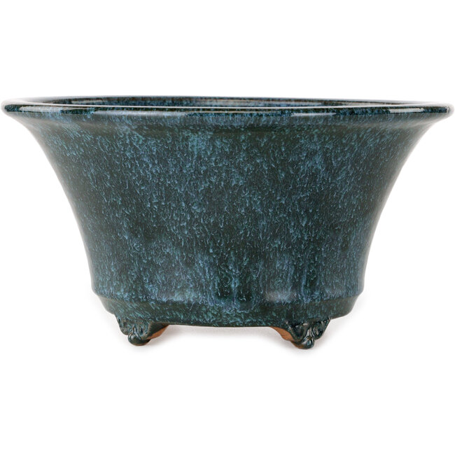 Maceta redonda azul para bonsái de Shuhou - 245 x 245 x 125 mm