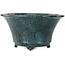 Runder blauer Bonsai-Topf von Shuhou – 245 x 245 x 125 mm