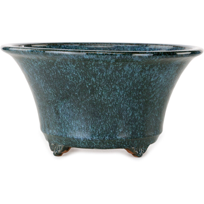 Runder blauer Bonsai-Topf von Shuhou – 245 x 245 x 125 mm