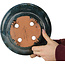 Maceta redonda azul para bonsái de Shuhou - 245 x 245 x 125 mm