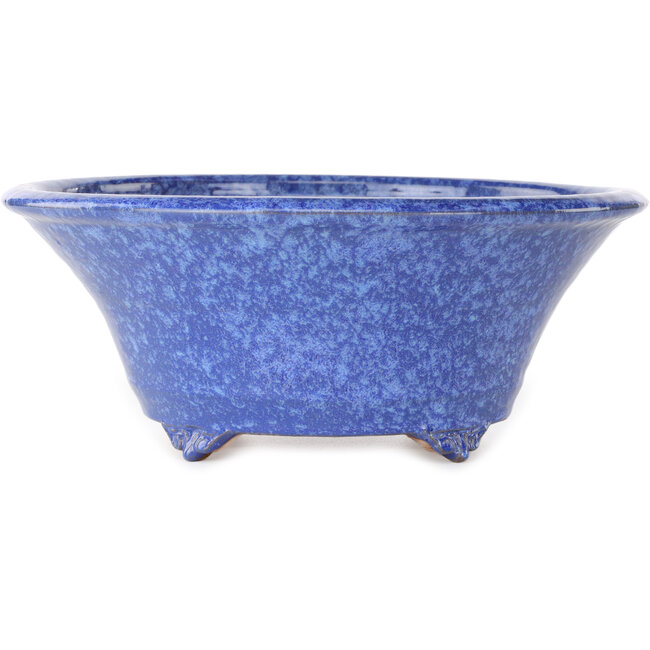 Runder blau-violetter Bonsai-Topf von Shuhou – 282 x 282 x 113 mm