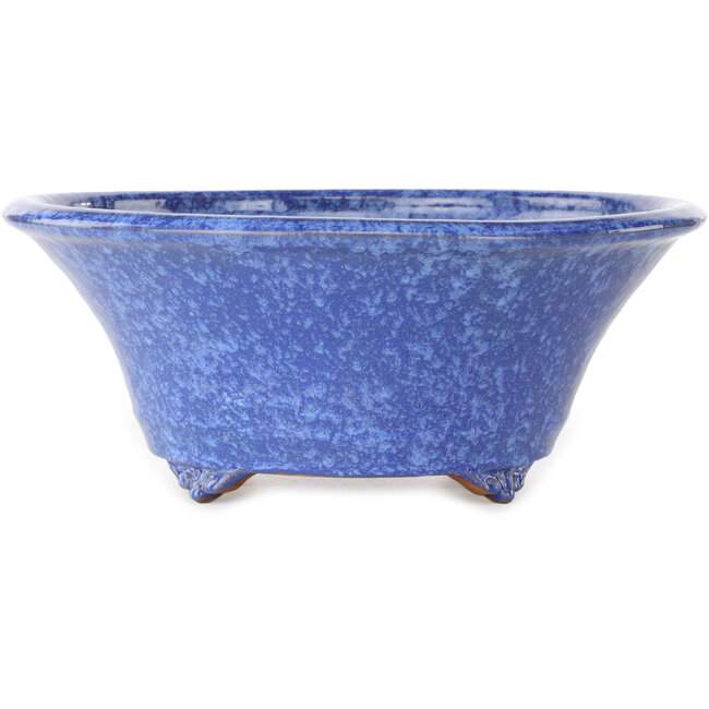 Runder blau-violetter Bonsai-Topf von Shuhou – 282 x 282 x 113 mm