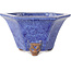 Vaso bonsai esagonale blu di Shuhou - 177 x 177 x 100 mm
