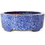 Ovale blauwe bonsaipot van Shuhou - 189 x 157 x 55 mm