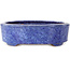 Ovale blauwe bonsaipot van Shuhou - 189 x 157 x 55 mm