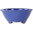 Runder blauer Bonsai-Topf von Shuhou – 193 x 193 x 83 mm