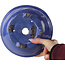 Ronde blauwe bonsaipot van Shuhou - 193 x 193 x 83 mm