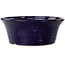 Runder, dunkelblauer Bonsai-Topf von Shuhou – 182 x 182 x 72 mm