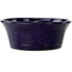Ronde donkerblauwe bonsaipot van Shuhou - 182 x 182 x 72 mm