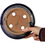 Pot à bonsaï rond bleu foncé de Shuhou - 182 x 182 x 72 mm