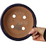 Maceta redonda para bonsái azul oscuro de Shuhou - 182 x 182 x 72 mm