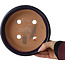 Maceta redonda para bonsái azul oscuro de Shuhou - 190 x 190 x 70 mm